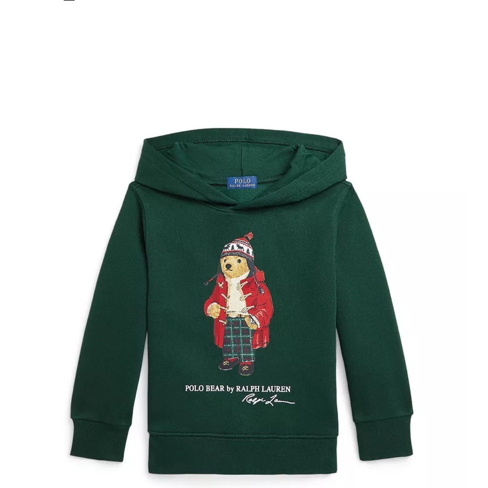 Ralph Lauren Polo Bear Green Hoodie